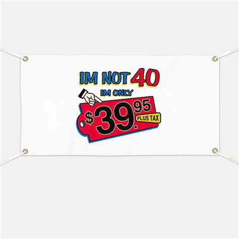 40 birthday banner|funny 40th birthday banner.